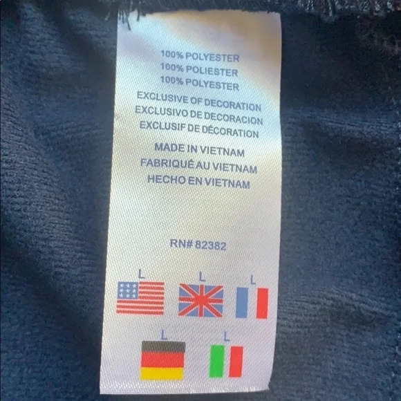 Champion Youth Script Logo Joggers Navy Blue - Picture 5 of 9